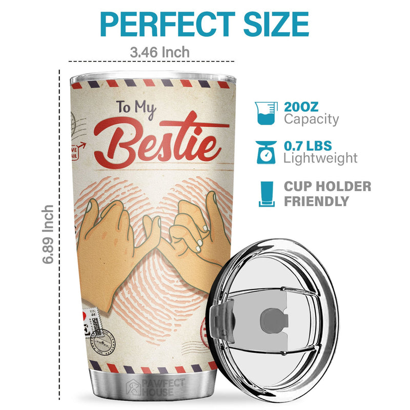 A Truly Great Friend Is Hard To Find You Are Irreplaceable - Tumbler - To My Bestie, Gift For Bestie, Best Friend, Sister, Birthday Gift For Bestie And Friend