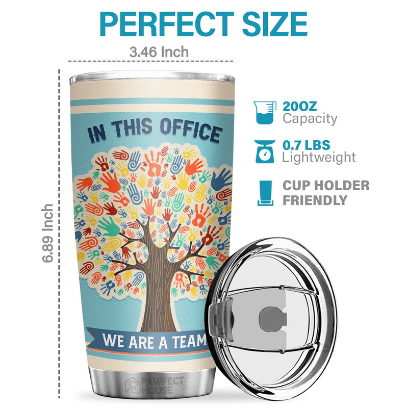Good Luck! Finding Better Coworkers Than Us! We'll Really Miss You! - Tumbler - Coworker, Office, Employee Appreciation, Farewell Gift, Work Friend, Colleagues Friendship