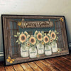 Grandma's Sunshine - Family Personalized Custom Horizontal Poster - Birthday Gift For Grandma