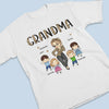 Grandma & Her Dancing Kids - Family Personalized Custom Unisex T-shirt, Hoodie, Sweatshirt - Mother's Day, Birthday Gift For Mom, Grandma