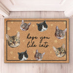 Custom Photo Hope You Like Fur Babies - Dog & Cat Personalized Custom Decorative Mat - Gift For Pet Owners, Pet Lovers