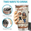 Here’s To Another Year Of Us Laughing At Our Own Jokes - Bestie Personalized Custom Tumbler - Gift For Best Friends, BFF, Sisters