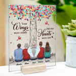 You'll Stay In Our Hearts Forever - Memorial Personalized Custom Rectangle Shaped Acrylic Plaque - Sympathy Gift, Gift For Family Members