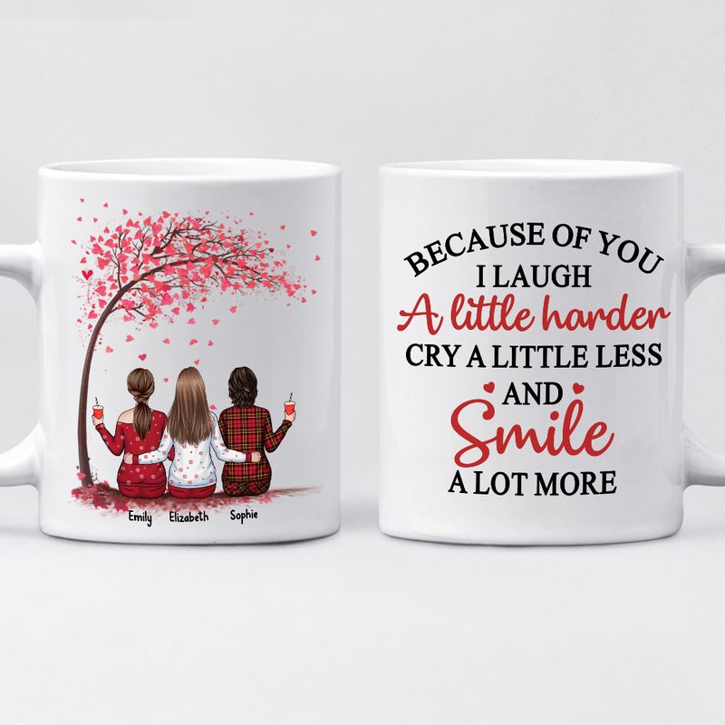 There Is No Greater Gift Than Friendship - Bestie Personalized Custom Mug - Gift For Best Friends, BFF, Sisters