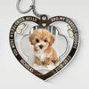 You Were My Favorite Hello - Memorial Personalized Custom Heart Shaped Acrylic Keychain - Upload Image, Sympathy Gift, Gift For Pet Owners, Pet Lovers
