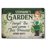 This Princess Wears Boots - Garden Personalized Custom Home Decor Metal Sign - House Warming Gift For Gardening Lovers