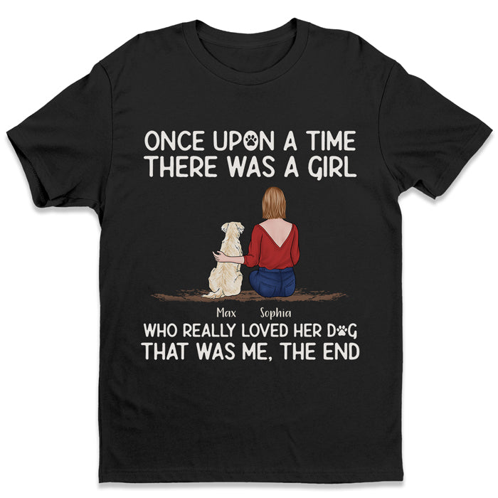 A Girl Who Really Love Her Dogs - Dog Personalized Custom Unisex T-shirt, Hoodie, Sweatshirt - Gift For Pet Owners, Pet Lovers
