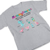 Like A Normal Mother But More Awesome - Family Personalized Custom Unisex T-shirt, Hoodie, Sweatshirt - Mother's Day, Birthday Gift For Mom, Grandma