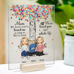 To Us You Are The World - Family Personalized Custom Acrylic Plaque - Mother's Day, Birthday Gift For Mom