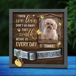 9x9in Pet Memorial Gifts, Dog Memorial Gifts For Loss Of Dog - Memorial Personalized Custom Pet Loss Sign, Dog Memorial Picture Frame - Upload Image Gift For Pet Lovers - Pet Loss Gifts