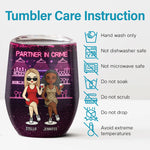 Hey, We're Sage & Hood - Bestie Personalized Custom Wine Tumbler - Gift For Best Friends, BFF, Sisters