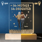 First Our Mother, Forever Our Friend - Family Personalized Custom Rectangle Shaped 3D LED Light - Mother's Day, Birthday Gift For Mom