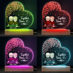 I'm Yours Together Since - Couple Personalized Custom Heart Shaped 3D LED Light - Gift For Husband Wife, Anniversary