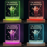 First Our Mother, Forever Our Friend - Family Personalized Custom Rectangle Shaped 3D LED Light - Mother's Day, Birthday Gift For Mom