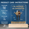 First Our Mother, Forever Our Friend - Family Personalized Custom Rectangle Shaped 3D LED Light - Mother's Day, Birthday Gift For Mom