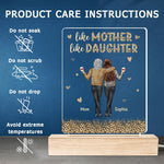 First Our Mother, Forever Our Friend - Family Personalized Custom Rectangle Shaped 3D LED Light - Mother's Day, Birthday Gift For Mom