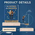 First Our Mother, Forever Our Friend - Family Personalized Custom Rectangle Shaped 3D LED Light - Mother's Day, Birthday Gift For Mom