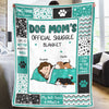 Official Snuggle Blanket For Dog Mom - Dog Personalized Custom Blanket - Gift For Pet Owners, Pet Lovers
