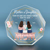You Are The Piece That Holds Us Together, Mom - Family Personalized Custom Nonagon Shaped Acrylic Plaque - Mother's Day, Birthday Gift For Mom From Daughters