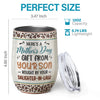 Here's A Mother's Day Gift From Us - Family Personalized Custom Wine Tumbler - Mother's Day, Birthday Gift For Mom