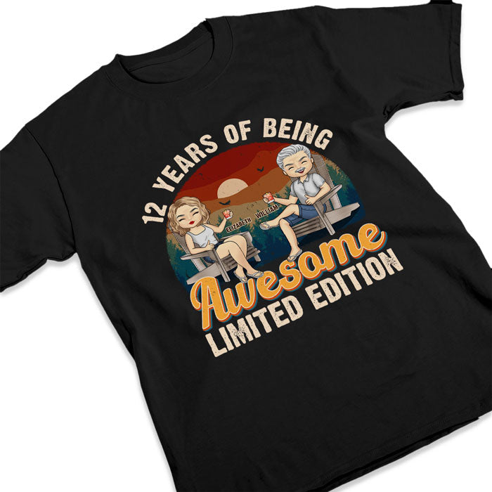 Being Awesome, Limited Edition - Personalized Unisex T-Shirt, Hoodie, Sweatshirt - Gift For Couple, Husband Wife, Anniversary, Engagement, Wedding, Marriage Gift