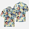 Custom Photo Tropical Summer Vibe - Family Personalized Custom Face Unisex Hawaiian Shirt - Gift For Family, Pet Owners, Pet Lovers