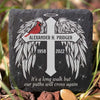 It's A Long Walk, But Our Paths Will Cross Again - Personalized Memorial Stone, Human Grave Marker - Memorial Gift, Sympathy Gift