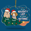 I've Been A Very Good Cat/Dog This Year - Personalized Custom Benelux Shaped Acrylic Christmas Ornament - Upload Image, Gift For Pet Lovers, Christmas Gift