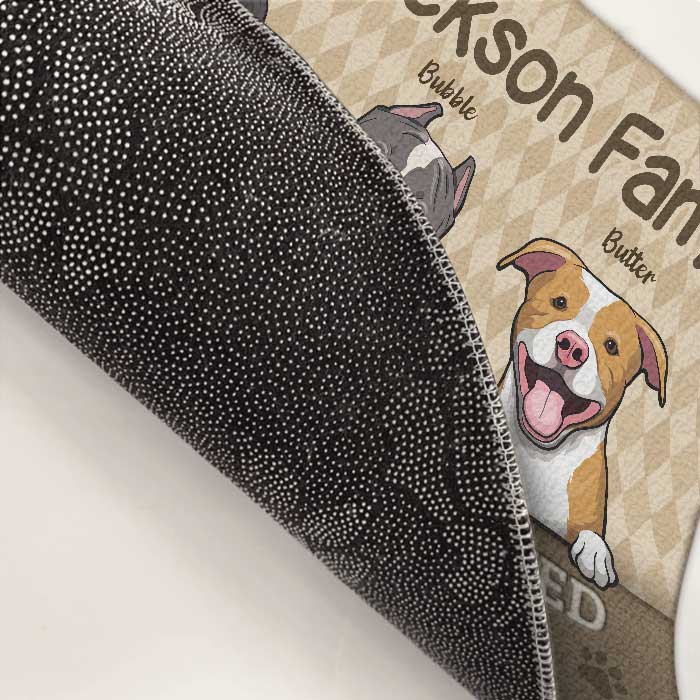 All Guests Must Be Approved By The Pets - Personalized Decorative Mat - Upload Image, Gift For Pet Lovers, Pet Owners, Pet Gift