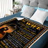 I Wish I Could Turn Back The Clock & Love You Longer  - Couple Blanket - Valentine Gift For Wife From Husband