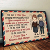 You Make Me A Better Person - Gift For Couples, Personalized Horizontal Poster