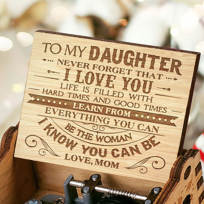 Being The Woman I Know You Can Be - Mom To Daughter, Music Box