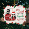I Tried To Be Good But I Take After My Grandpa - Personalized Custom Benelux Shaped Wood Christmas Ornament
