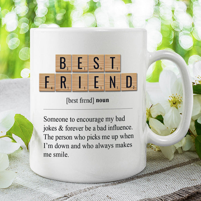 You Always Make Me Smile - Upload Image, Gift For Besties - Personalized Mug