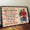 I Want All Of My Lasts To Be With You. I Love You, Forever & Always - Gift For Couples, Personalized Horizontal Poster