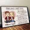 I Love You And Will Love You Until I Die - Gift For Couples, Husband Wife - Personalized Horizontal Poster