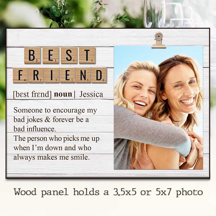 You Know I'm Completely Insane But Love Me Anyway - Gift For Besties, Personalized Photo Frame
