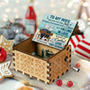 Meeting You Was Fate - Personalized Music Box - Gift For Couples, Husband Wife