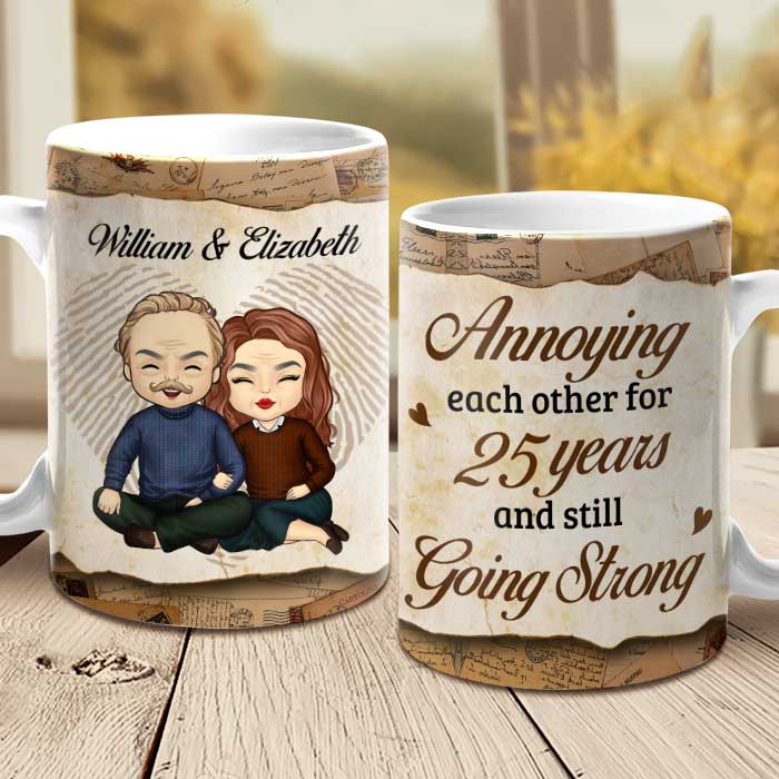 Annoying Each Other For So Many Years And Still Going Strong - Gift For Couples, Personalized Mug