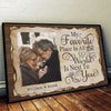 My Favorite Thing Is Staying Next To You - Upload Image, Gift For Couples, Husband Wife - Personalized Horizontal Poster