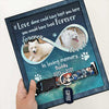 You Are Forever Loved - Memorial Personalized Custom Pet Loss Sign, Collar Frame - Upload Image, Sympathy Gift, Gift For Pet Owners, Pet Lovers