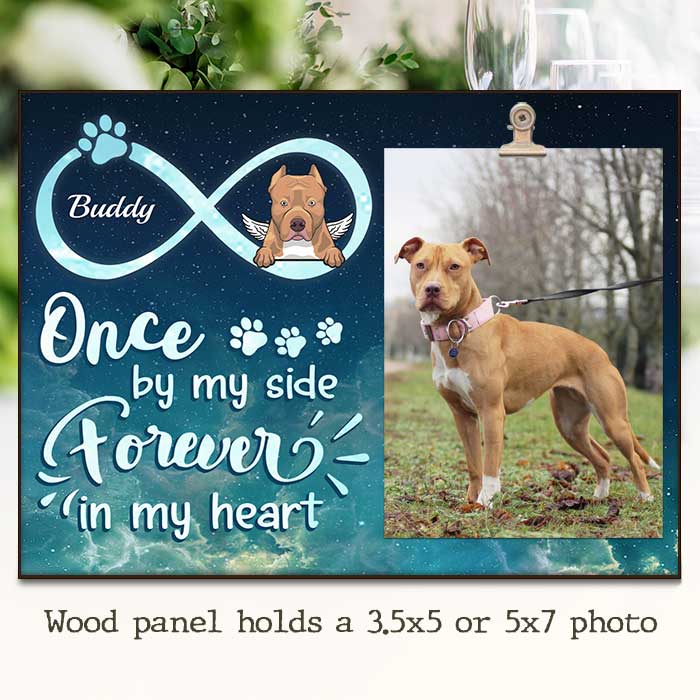 Once By My Side, Forever In My Heart - Personalized Photo Frame