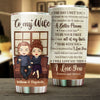 Husband To Wife - I'll Love You Until I Die - Gift For Couples, Husband Wife, Personalized Tumbler