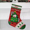 Hand Knitted Family Christmas - Personalized Christmas Stocking