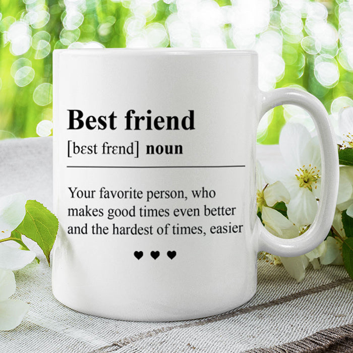 You Always Pick Me Up When I'm Down - Upload Image, Gift For Besties - Personalized Mug