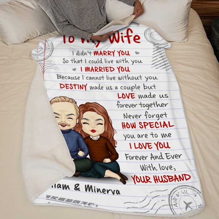 Destiny Made Us A Couple - Gift For Couples, Personalized Blanket