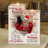 You Won't Have To Face All Of Your Problems Alone - Personalized Candle Holder