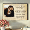 You're My Queen Forever - Upload Image, Gift For Couples - Personalized Horizontal Poster