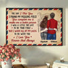 I Want All Of My Lasts To Be With You. I Love You, Forever & Always - Gift For Couples, Personalized Horizontal Poster