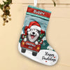 Loads Of Love Christmas Truck - Christmas Dogs & Cats - Personalized Christmas Stocking